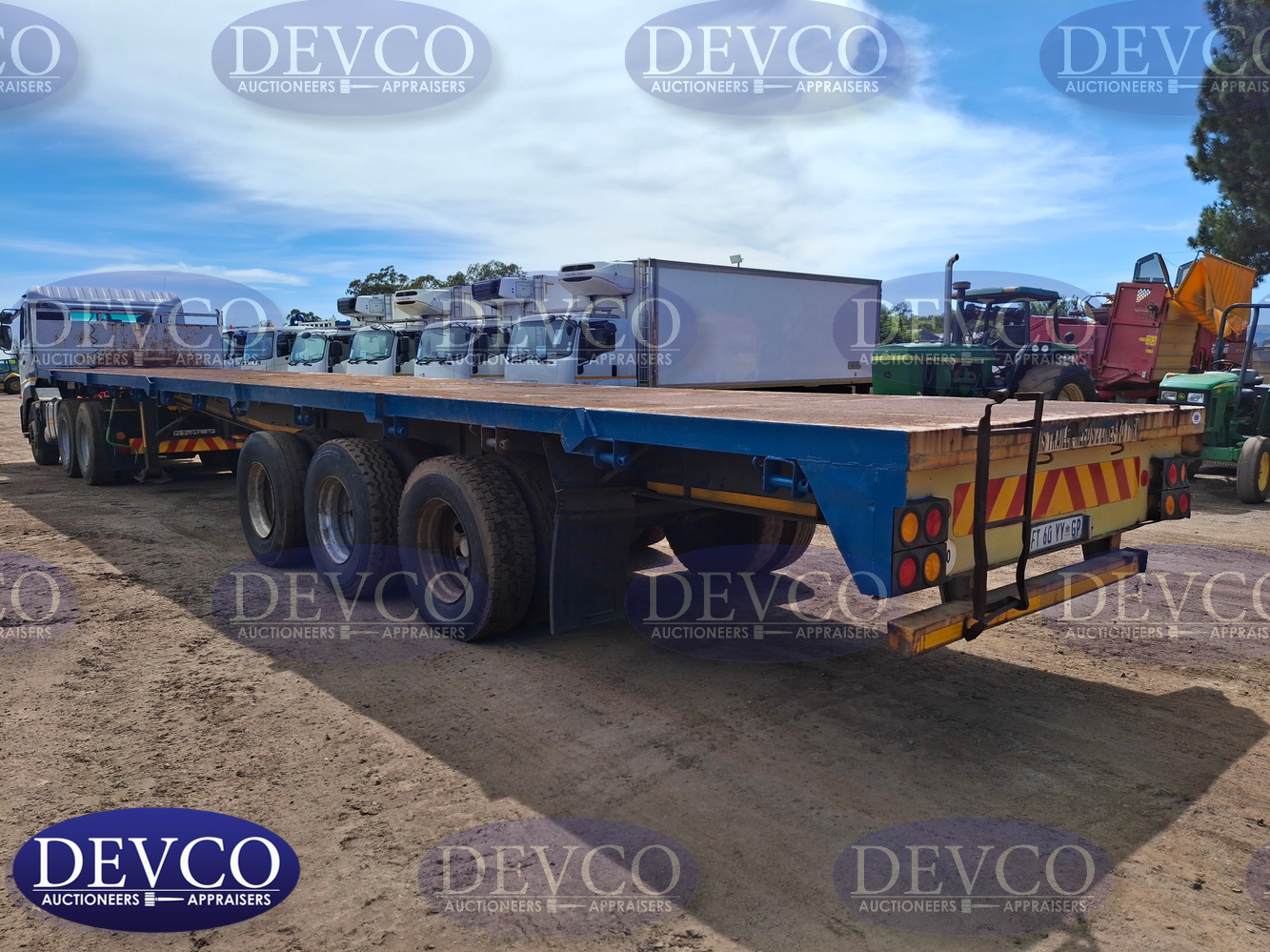 1993 Serco Tri Axle Flatdeck Trailer | Devco Auction