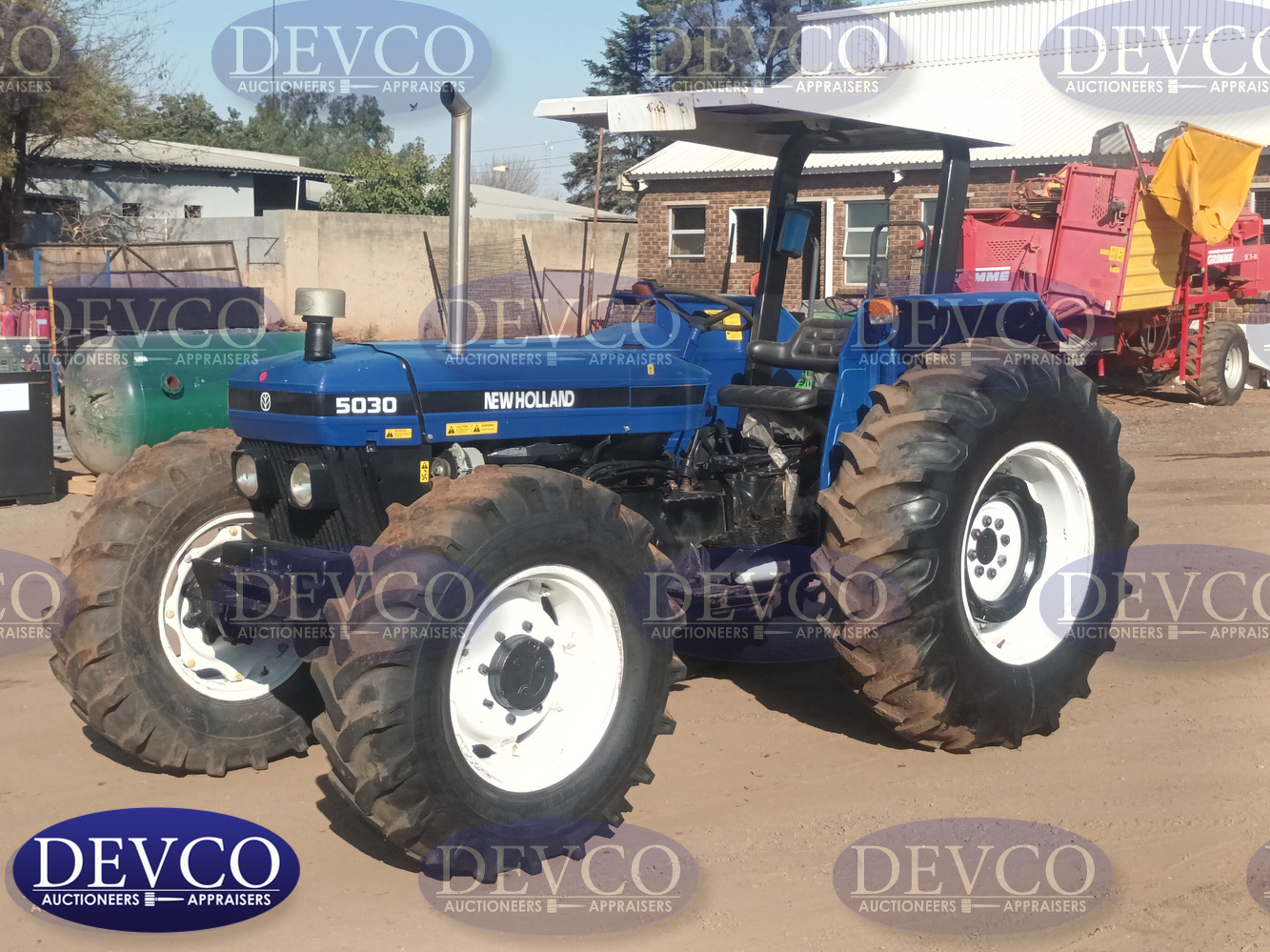 1997 As per Natis New Holland 5030 4x4 Tractor with Rooftop | Devco Auction