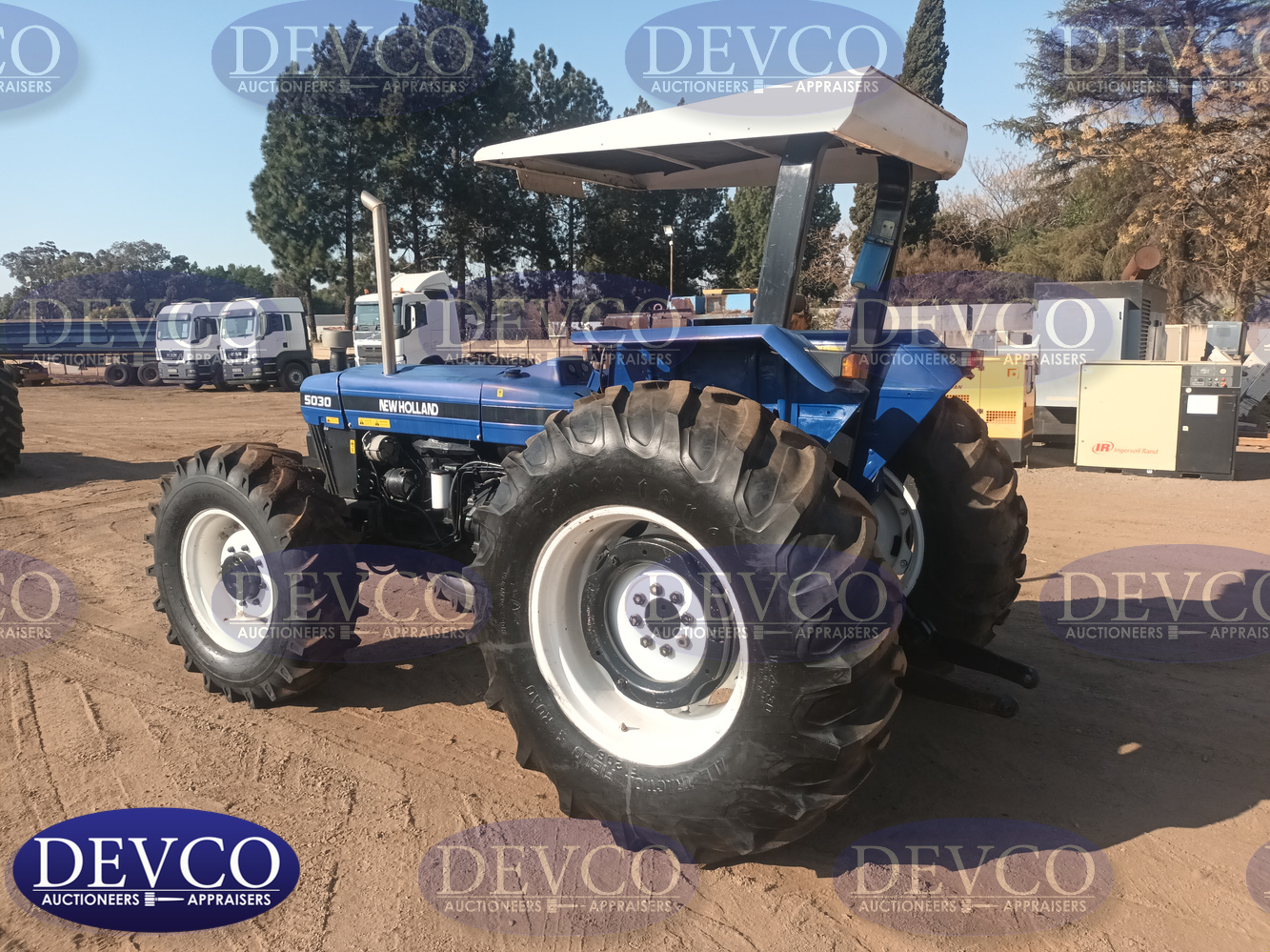 1997 As per Natis New Holland 5030 4x4 Tractor with Rooftop | Devco Auction