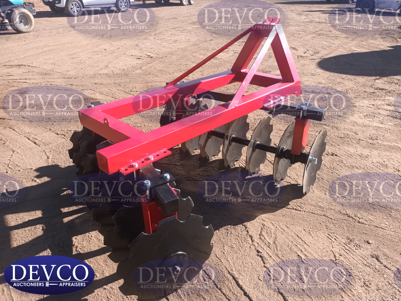 NEW Springbok 14 Disc Harrow Plough | Devco Auction