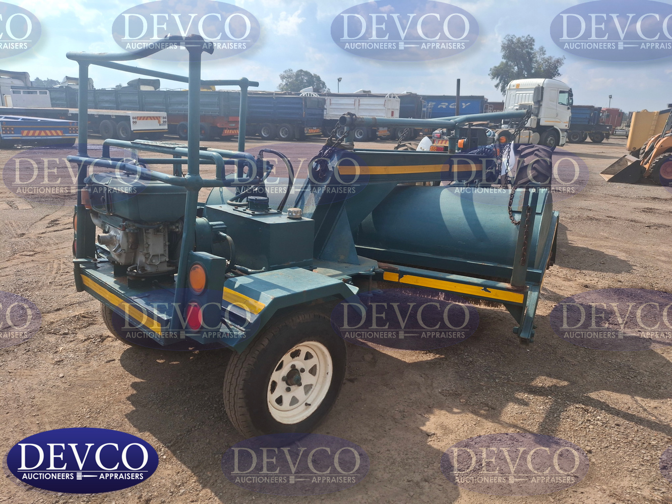 Pull Behind Road Sweeper | Devco Auction