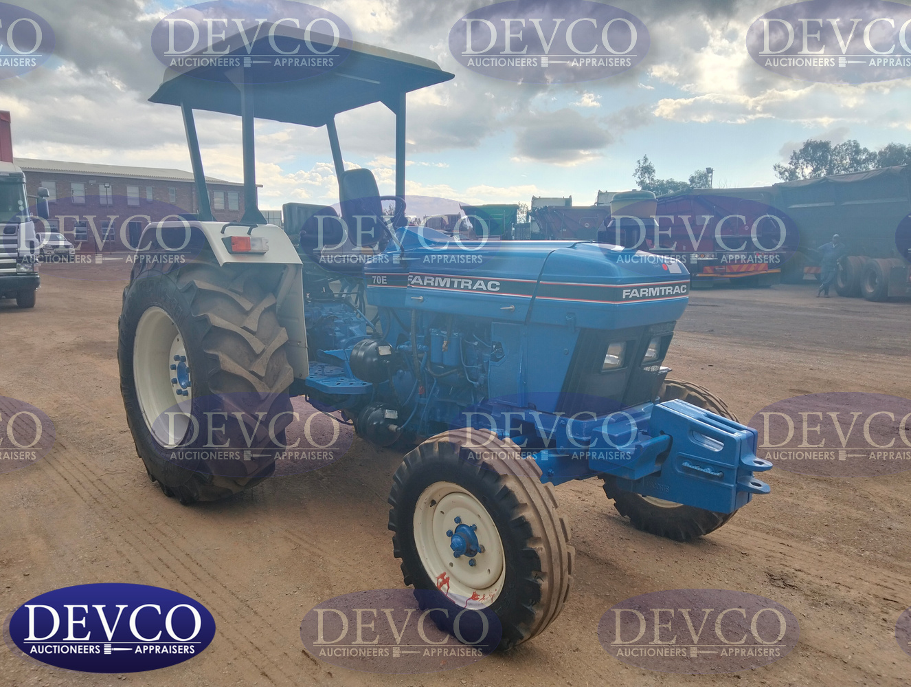 2010 As per Natis Farmtrac 70E Tractor with Rooftop | Devco Auction