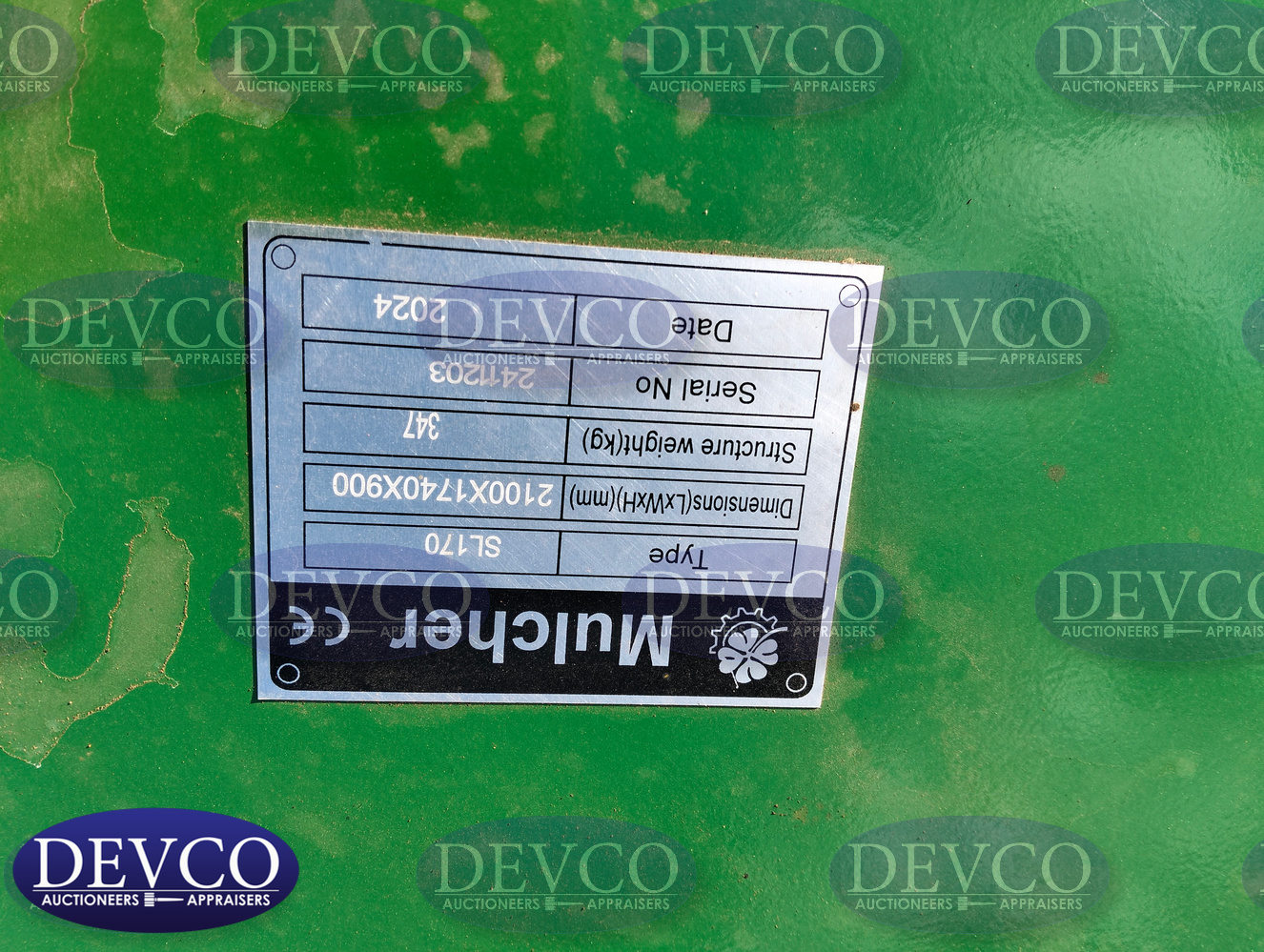 NEW Clover Mulcher SL170 Pull Behind Slasher | Devco Auction